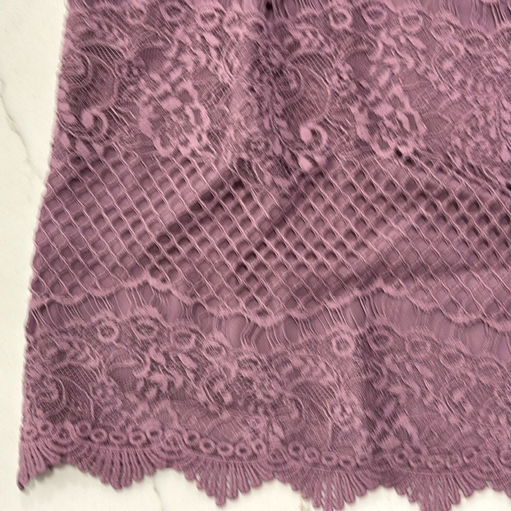 Maurice’s | Purple Pink Lace Women’s Tank Top Sleeveless Blouse Size S - Picture 6 of 15